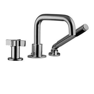 Ca'bano CA8330699- 3pc deck mount tub faucet with spray