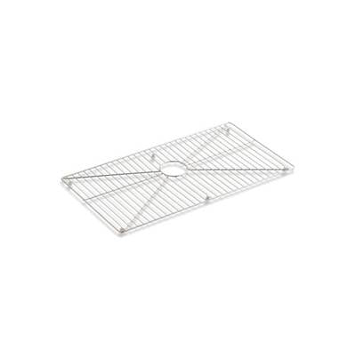 Kohler 6474-ST- Vault stainless steel sink rack, 32'' x 16-11/16'' for 36'' single-bowl apron-front sink | FaucetExpress.ca