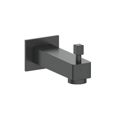 Vogt TS.41.07.MB- Square Tub Spout with Diverter Matte Black