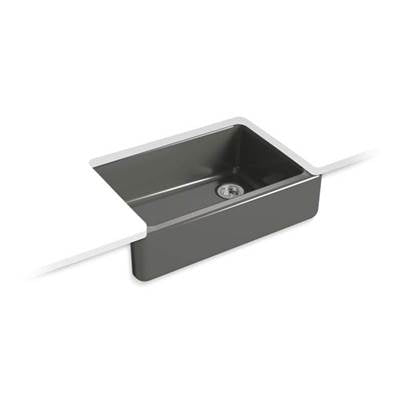 Kohler 5827-58- Whitehaven® 32-11/16'' x 21-9/16'' x 9-5/8'' Undermount single-bowl farmhouse sink | FaucetExpress.ca