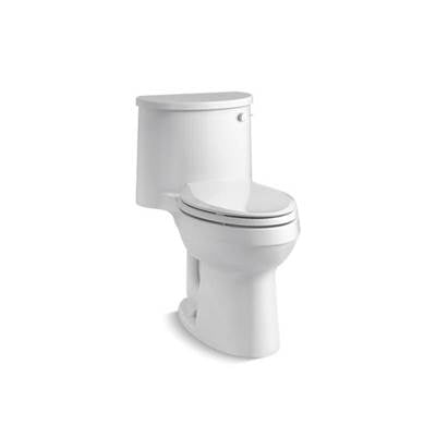 Kohler 3946-RA-0- Adair® Comfort Height® One-piece compact elongated 1.28 gpf chair height toilet with right-hand trip lever, and slow close seat | FaucetExpress.ca