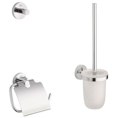 Grohe 40407001- Essentials Guest Bathroom set, 3-in-1 | FaucetExpress.ca