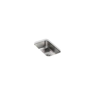 Kohler 3333-NA- Undertone® 10-3/4'' x 17-1/2'' x 5-5/8'' small squared under-mount single-bowl kitchen sink | FaucetExpress.ca