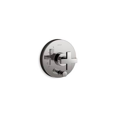 Kohler T73117-3-TT- Composed® valve trim with diverter and cross handle for Rite-Temp(R) pressure-balancing valve, requires valve | FaucetExpress.ca