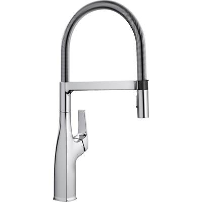 Blanco 442675- RIVANA SEMI-PRO, Pull-down Kitchen Faucet, 1.5 GPM (Dual-spray), Chrome | FaucetExpress.ca