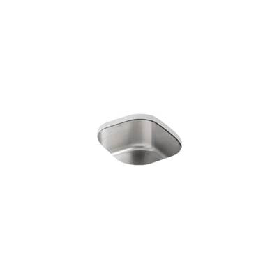 Kohler 3336-NA- Undertone® 15-1/2'' x 17-1/8'' x 7-5/8'' Undermount single-bowl kitchen sink | FaucetExpress.ca