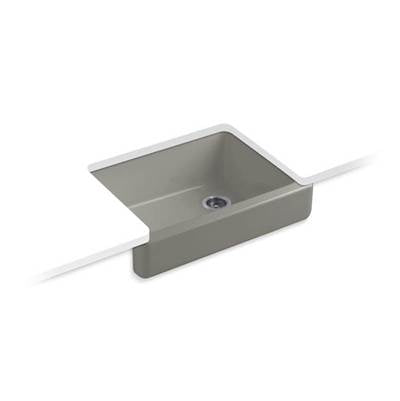 Kohler 6486-K4- Whitehaven® 29-1/2'' x 21-9/16'' x 9-5/8'' Undermount single-bowl farmhouse kitchen sink | FaucetExpress.ca