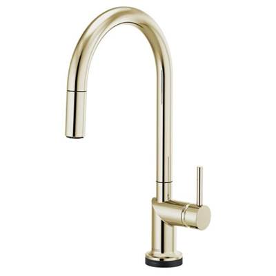 Brizo 64075LF-PNLHP- Odin SmartTouch Pull-Down Kitchen Faucet with Arc Spout - Handle Not Included