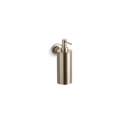 Kohler 14380-BV- Purist® Wall-mounted soap/lotion dispenser | FaucetExpress.ca