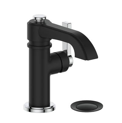 Vogt BF.ZN.1001.CB- Zehn Lavatory Faucet with Pop-Up Chrome Matte Black