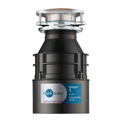 Insinkerator BADGER 5- Badger 5 - 1/2 HP Food Waste Disposer - Continuous Feed 79008B-ISE