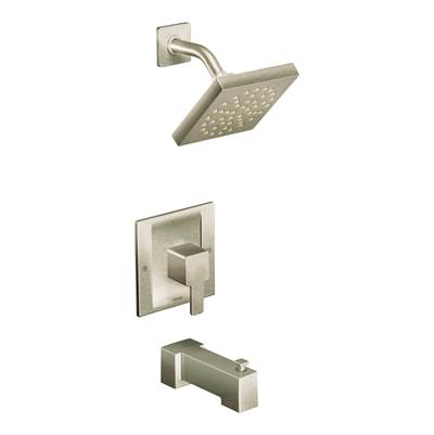 Moen TS2713BN- 90 Degree Posi-Temp Tub/Shower Trim Kit without Valve, Brushed Nickel