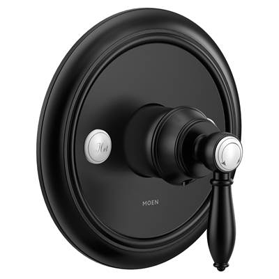 Moen UTS33101BL- Weymouth M-CORE 3-Series 1-Handle Valve Trim Kit in Matte Black (Valve Not Included)