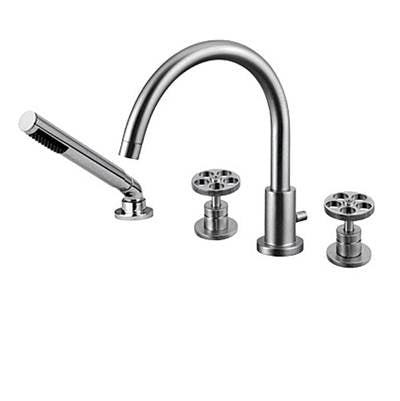 Ca'bano CA6330499- 4 Piece deck mount tub filler with hand spray