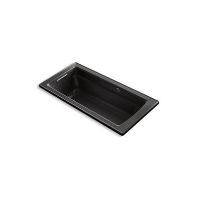 Kohler 1948-W1-7- Archer® 66'' x 32'' drop-in bath with Bask(R) heated surface and reversible drain | FaucetExpress.ca