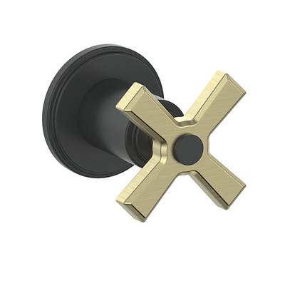 Vogt SV.Z4.01.GB- Zehn Thermostatic Volume Control Valve and Trim 3/4' Matte Gold Matte Black
