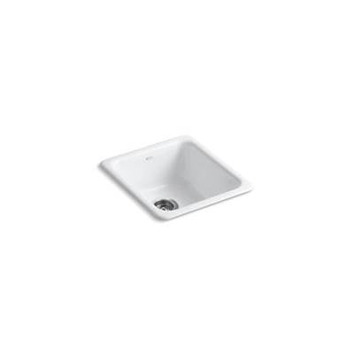 Kohler 6584-0- Iron/Tones® 17'' x 18-3/4'' x 8-1/4'' Top-mount/undermount single-bowl kitchen sink | FaucetExpress.ca