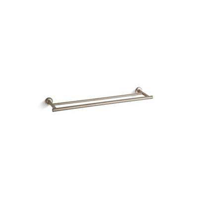 Kohler 14375-BV- Purist® 24'' Double towel bar | FaucetExpress.ca