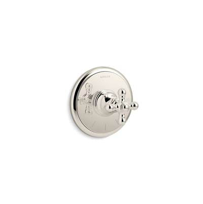 Kohler T72769-3-SN- Artifacts® thermostatic valve trim with cross handle | FaucetExpress.ca