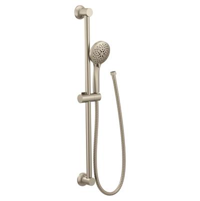 Moen 3558EPBN- 30 in. Wall Bar with 5-Spray Eco-Performance Handheld Shower in Brushed Nickel