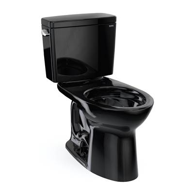 Toto CST776CS#51- Toto Drake Two-Piece Elongated 1.6 Gpf Tornado Flush Toilet Ebony