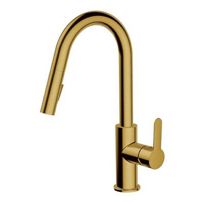 Aquabrass - 6545N Barley Pull-Down Dual Stream Kitchen Faucet