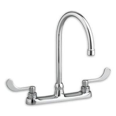 American Standard 6409170.002- Monterrey Top Mount Kitchen Faucet With Gooseneck Spout And Wrist Blade Handles 1.5 Gpm/5.7 Lpf