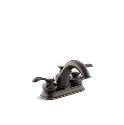 Kohler 12266-4-2BZ- Fairfax® Centerset bathroom sink faucet with lever handles | FaucetExpress.ca