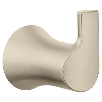 Moen YB0203BN- Doux Brushed Nickel Single Robe Hook