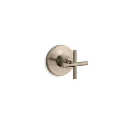 Kohler T14490-3-BV- Purist® Valve trim with cross handle for volume control valve, requires valve | FaucetExpress.ca