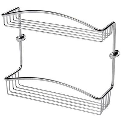 Laloo 9107 BN- Wire Double Basket - Brushed Nickel | FaucetExpress.ca