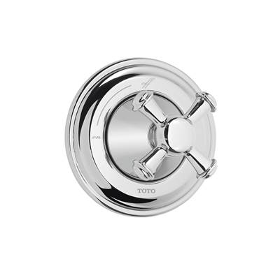 Toto TS220C#CP- Trim Vivian Volume Control Cross Handle | FaucetExpress.ca