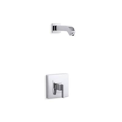 Kohler TLS14670-4-CP- Loure® Rite-Temp(R) shower valve trim with lever handle, less showerhead | FaucetExpress.ca