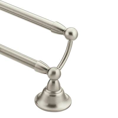 Moen DN6822BN- Sage Brushed Nickel 24'' Double Towel Bar