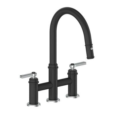 Vogt KF.17ZN.1112.CB- Zehn Bridge Kitchen Faucet Chrome Matte Black