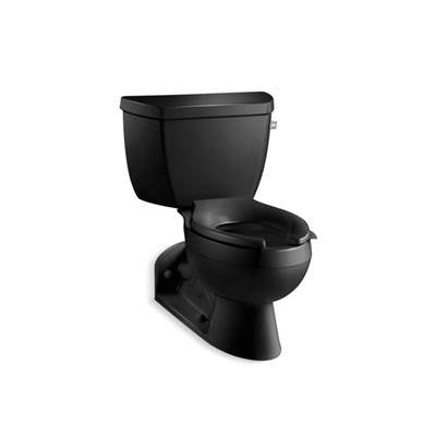 Kohler 3652-RA-7- Barrington Two-piece elongated 1.0 gpm toilet with Pressure Lite(R) flushing technology and right-hand trip lever | FaucetExpress.ca