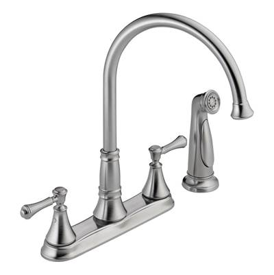 Delta 2497LF-AR- Cassidy 2H Kitchen Deck Faucet W/Sprayer | FaucetExpress.ca