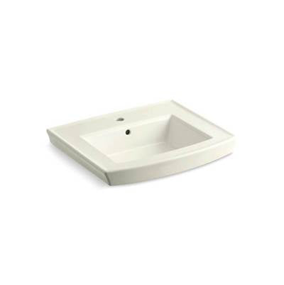 Kohler 2358-1-96- Archer® Pedestal bathroom sink with single faucet hole | FaucetExpress.ca