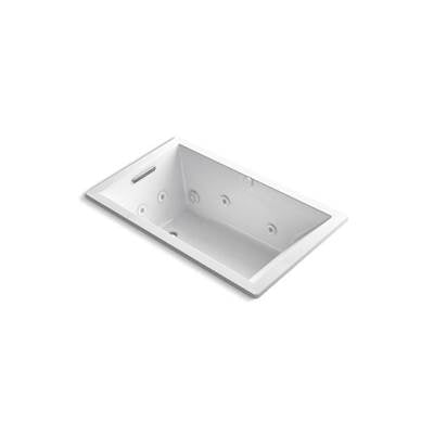 Kohler 1849-JH-0- Underscore® Rectangle 60'' x 36'' heated whirlpool bath with reversible drain | FaucetExpress.ca
