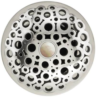 Linkasink D017 - Loop Grid Strainer with Mother of Pearl Screw