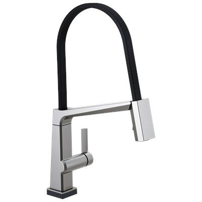 Delta 9693T-AR-DST- Single Handle Exposed Hose Kitchen Faucet With Touch2O Techn | FaucetExpress.ca