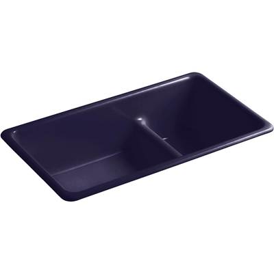 Kohler 6625-DGB- Iron/Tones® 33'' x 18-3/4'' x 9-5/8'' Smart Divide® Top-mount/undermount large/medium kitchen sink | FaucetExpress.ca