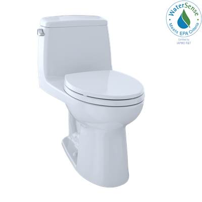 Toto MS854114EG#01- Eco Ultramax Elongated Front 1-Pc Toilet Cefiontect Cotton | FaucetExpress.ca