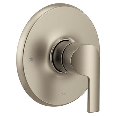 Moen UTS3201BN- Doux M-CORE 3-Series 1-Handle Valve Trim Kit in Brushed Nickel (Valve Not Included)