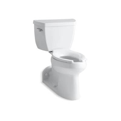 Kohler 3578-T-0- Barrington Comfort Height® Two-piece elongated chair height toilet with tank cover locks | FaucetExpress.ca