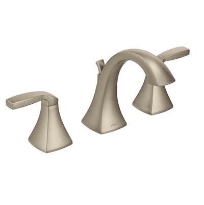 Moen T6905BN- Voss 8 in. Widespread 2-Handle High-Arc Bathroom Faucet Trim Kit in Brushed Nickel (Valve Not Included)