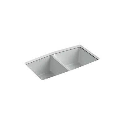 Kohler 5846-5U-95- Brookfield 33'' x 22'' x 9-5/8'' under-mount double-equal kitchen sink | FaucetExpress.ca