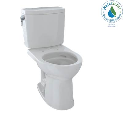 Toto CST453CUFG#11- Drake Ii 1G Round Front Bowl & Tank C453Cufg+St453U-Col.White | FaucetExpress.ca