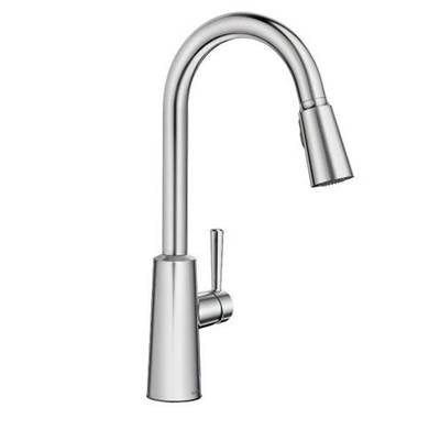 Moen 7402C- Chrome high arc pulldown kitchen faucet