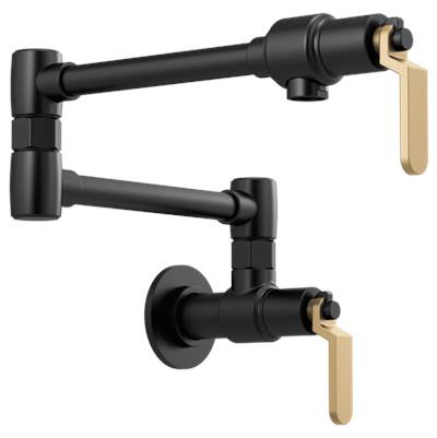 Brizo 62844LF-BLGL- Wall Mounted Pot Filler | FaucetExpress.ca